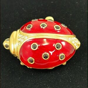 Bob Mackie ladybug trinket box